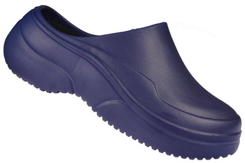 Damskie klapki chodaki American Club DNH-73/24 w kolorze grantowym 