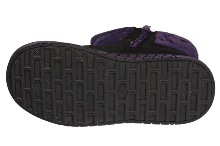 Buty zimowe dziecięce Clibee AK-910PU fioletowe śniegowce dziewczęce