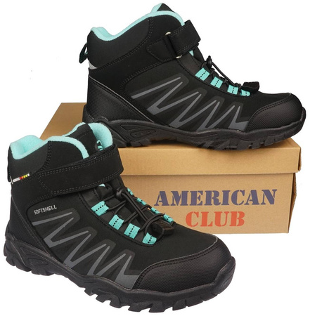 Buty zimowe dziecięce American Club WT-107BLMI