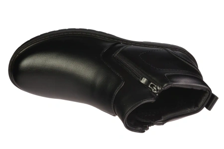 Męskie ocieplane obuwie zimowe Le Scarpe MA8132-1BL czarne