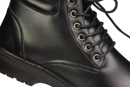 Męskie trapery zimowe ocieplane obuwie zimowe Le Scarpe MA8131-1BL czarne