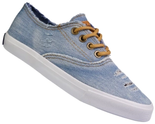 Tenisówki dziecięce American Club C17-NJ07-3LTJE jeansowe