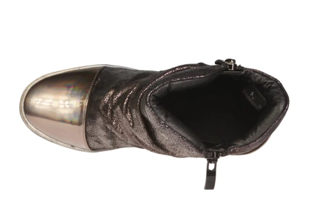 Buty przejściowe damskie Sergio Leone D28875SR srebrne