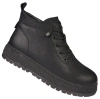 Damskie obuwie zimowe buty damskie Skotnicki DB-3-1525BL czarne