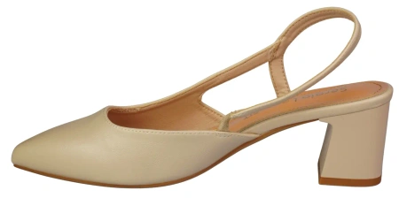 Eleganckie sandały damskie Sergio Leone DSK472CI beżowy