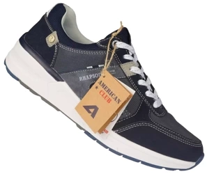 Męskie buty sportowe American Club MRH-04 granatowe