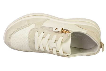 Buty sportowe damskie sneakersy Sergio Leone DSP-116JBE jasno beżowe