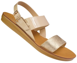 Młodzieżowe sandały American Club 170430-21BE złote