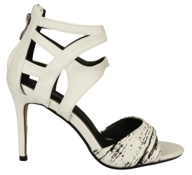 Eleganckie sandały damskie GOODIN D15-8126WH białe