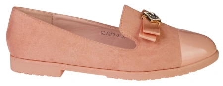 Eleganckie mokasyny damskie Purlina DGE7879-3PI różowe