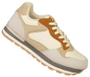 Damskie buty sportowe American Club damskie sneakersy DFH82BE beżowe