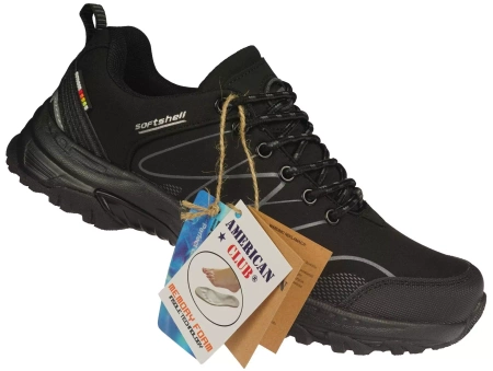 Młodzieżowe buty trekkingowe American Club DWT250BL czarne