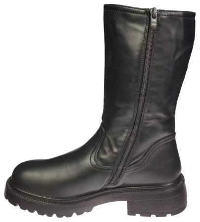 Damskie obuwie zimowe buty damskie Skotnicki DB-3/203BL czarne