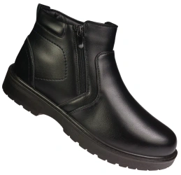 Męskie ocieplane obuwie zimowe Le Scarpe MA8132-1BL czarne