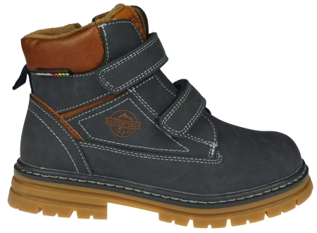 Zimowe buty dziecięce American Club trapery dziecięce CXD99/23NA granatowe