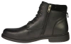 Eleganckie męskie skórzane buty zimowe American Club MCY167BL czarne