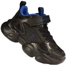 Dziecięce buty sportowe American Club sneakersy dziecięce BBD14/21BLBU