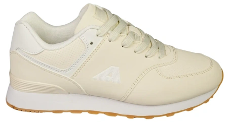 Damskie buty sportowe American Club damskie sneakersy DHA91BE beżowe