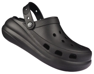 Damskie klapki basenowe CLOGI damskie American Club DNH156BL czarne