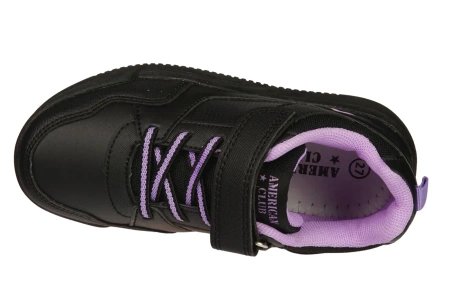 Dziecięce buty sportowe American Club BHL122/24BL czarne