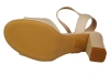 Eleganckie sandały damskie Sergio Leone DSK861CI beżowy