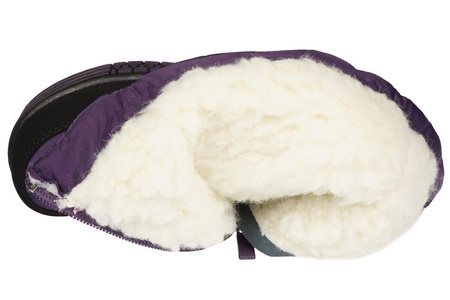 Buty zimowe dziecięce Clibee AK-910PU fioletowe śniegowce dziewczęce