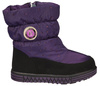 Buty zimowe dziecięce Clibee K910PU fioletowe śniegowce dziewczęce