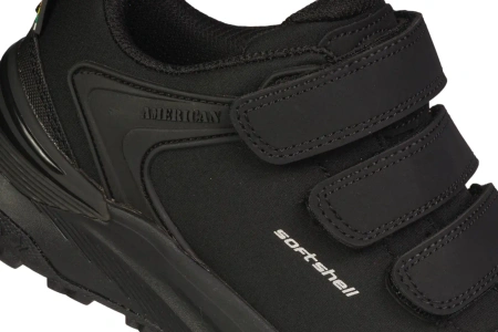 Młodzieżowe buty sportowe softshell American Club DHL227BL czarne