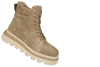Damskie buty zimowe trapery Skotnicki ze skóry naturalnej DB-3-1379CA