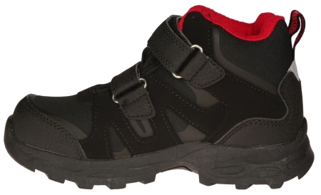 Dziecięce buty zimowe American Club BSN32BLRE czarno-czerwone