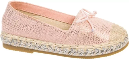 Espadryle dziecięce American Club CGC-20PI różowe