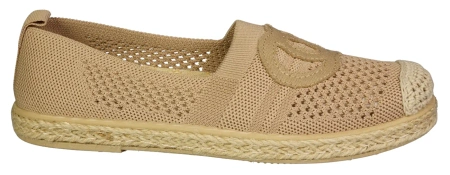 Damskie półbuty Skotnicki beżowe espadryle damskie DT-3-0551BE beżowe