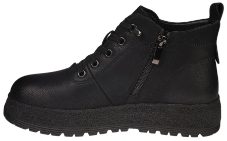 Damskie obuwie zimowe buty damskie Skotnicki DB-3-1525BL czarne