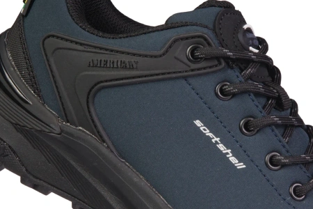 Męskie trekkingowe buty sportowe American Club MHL225NA granatowe