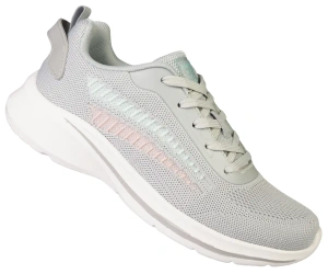 Damskie buty sportowe American Club w kolorze szarym DHA73/24GY