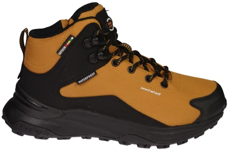Młodzieżowe buty przejściowe trekkingowe American Club DHL229CA brązowe