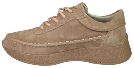 Skórzane buty sportowe damskie Sergio Leone DSP013FJBR jasny brąz