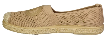 Damskie półbuty Skotnicki beżowe espadryle damskie DT-3-0551BE beżowe