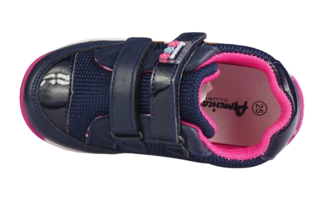 Dziecięce buty sportowe American Club A6759ANA granatowe