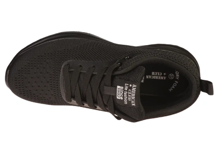 Damskie buty sportowe American Club w kolorze czarnym DRD18BL 
