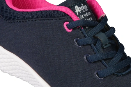 Dziecięce buty sportowe American Club C1868NA granatowe