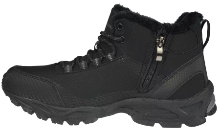 Zimowe buty męskie ocieplane Superun M8635-1BL czarne