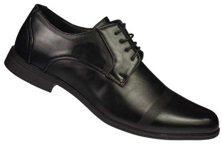 Męskie półbuty eleganckie Badoxx NMXC-472BLBL czarne