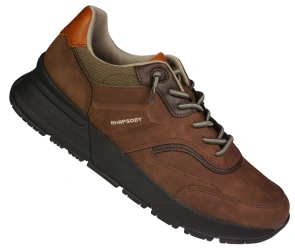 Męskie buty sportowe American Club sneakersy męskie MRH189BR brązowe
