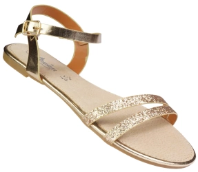 Młodzieżowe sandały American Club 07170628-2ZL złote