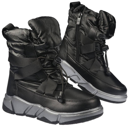 Buty zimowe dziecięce Clibee CA-91BL czarne