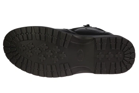 Męskie ocieplane obuwie zimowe Le Scarpe MA8132-1BL czarne