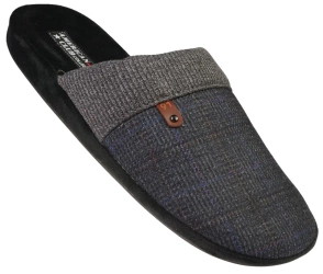 Męskie pantofle tekstylne American Club MSL-25BL