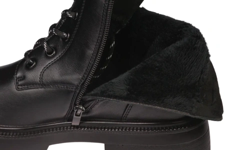 Damskie obuwie zimowe buty damskie Skotnicki DB-3/205BL czarne