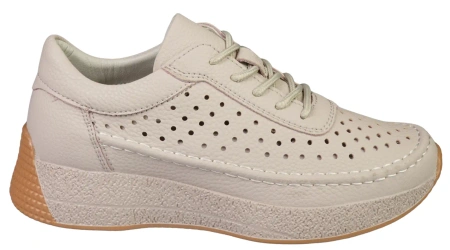 Skórzane buty sportowe damskie Sergio Leone DSP013SZ szare
